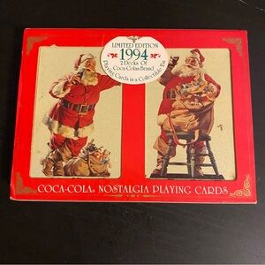 1994 Coca-Cola Christmas Playing Cards